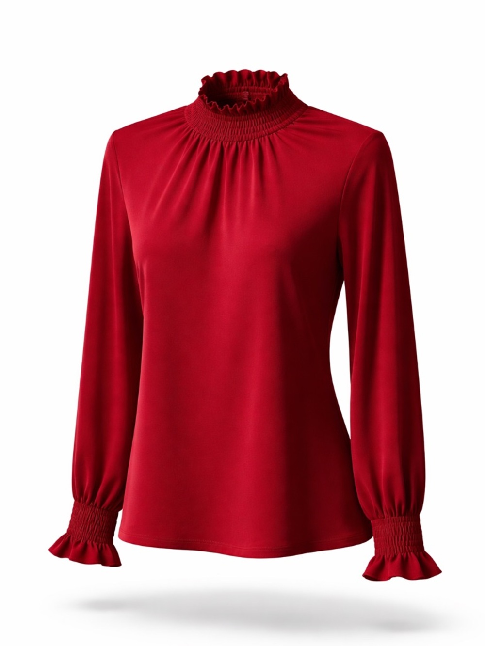 Elegant Red Women's Top
